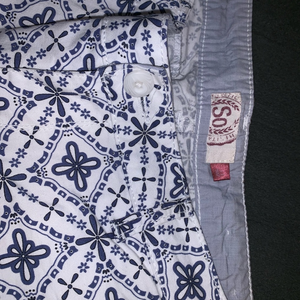 Black &white cute shorts and blue& white shorts! - Picture 5 of 5